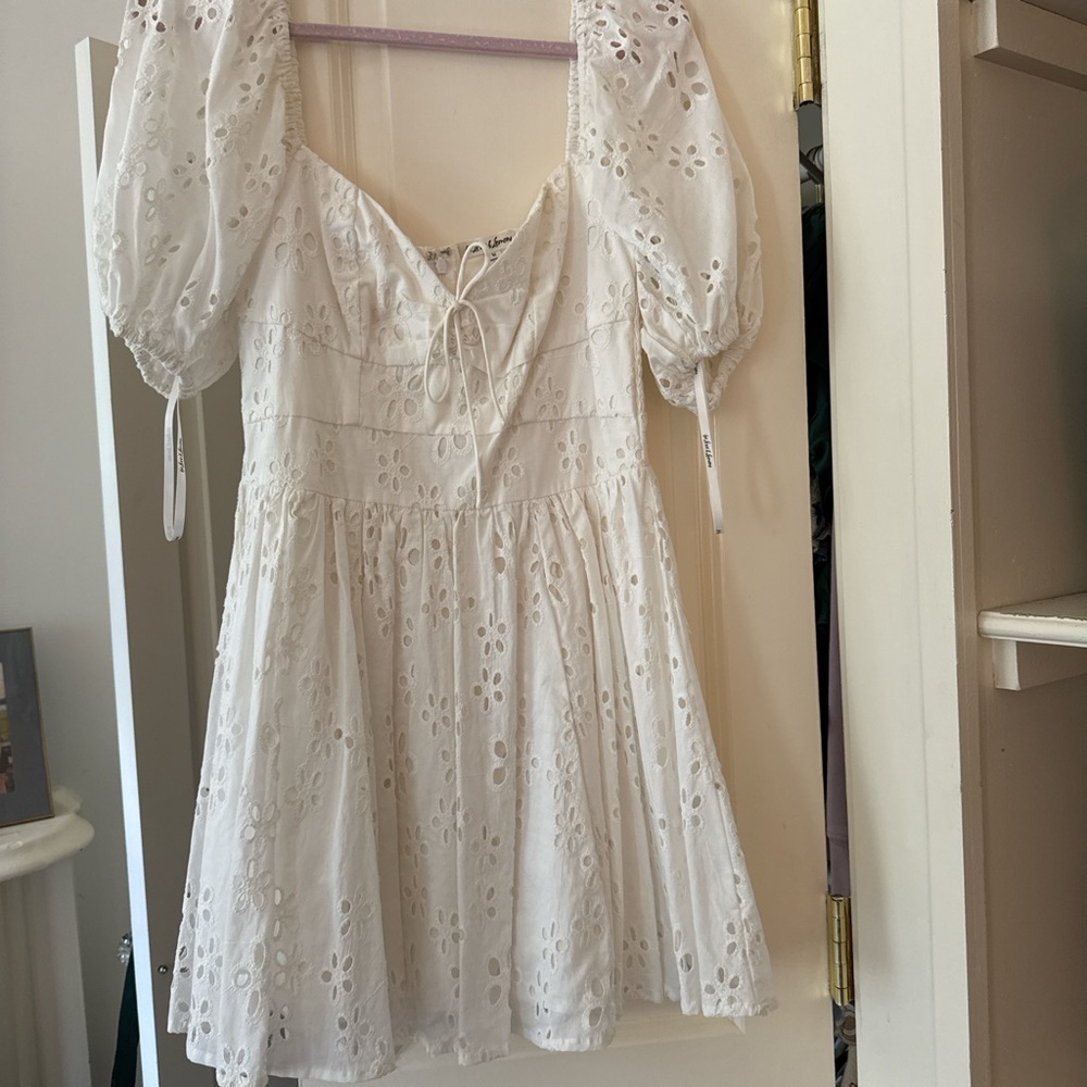 For Love And Lemons White Lace Dress